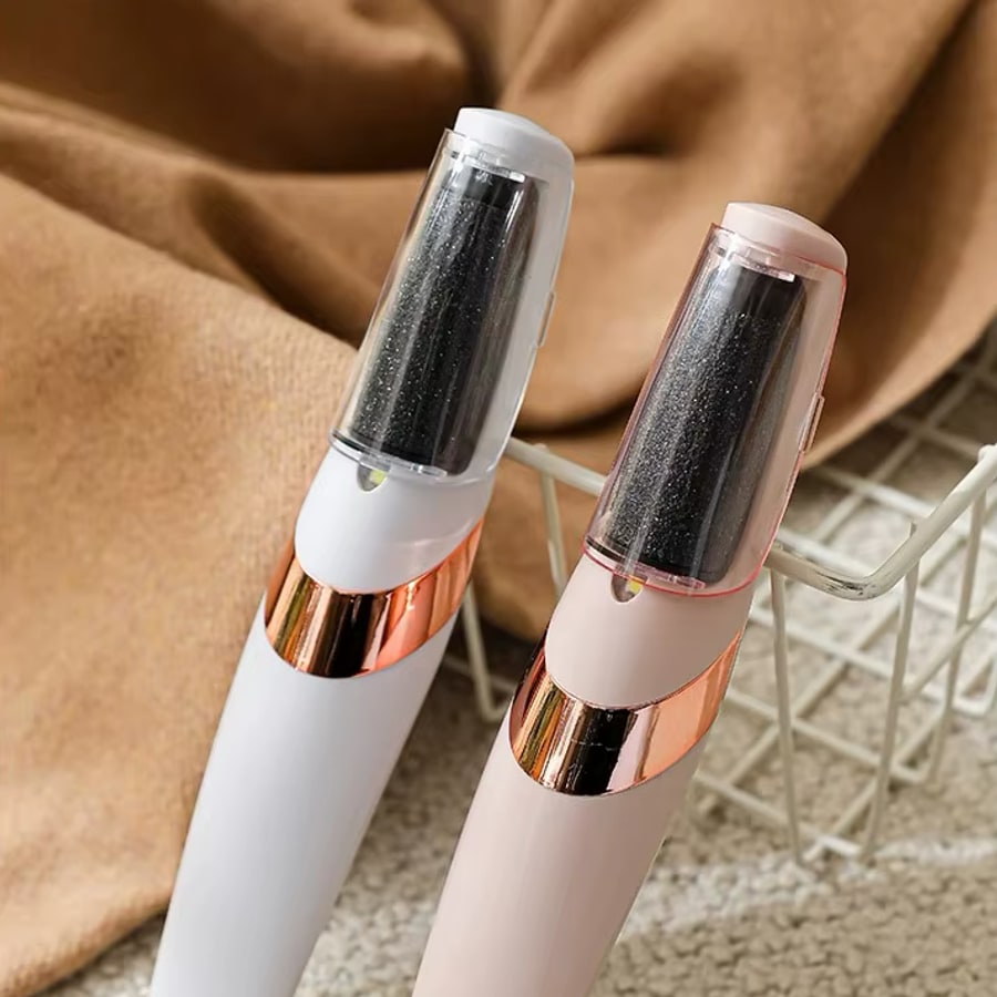 Blush and porcelain finishes side by side